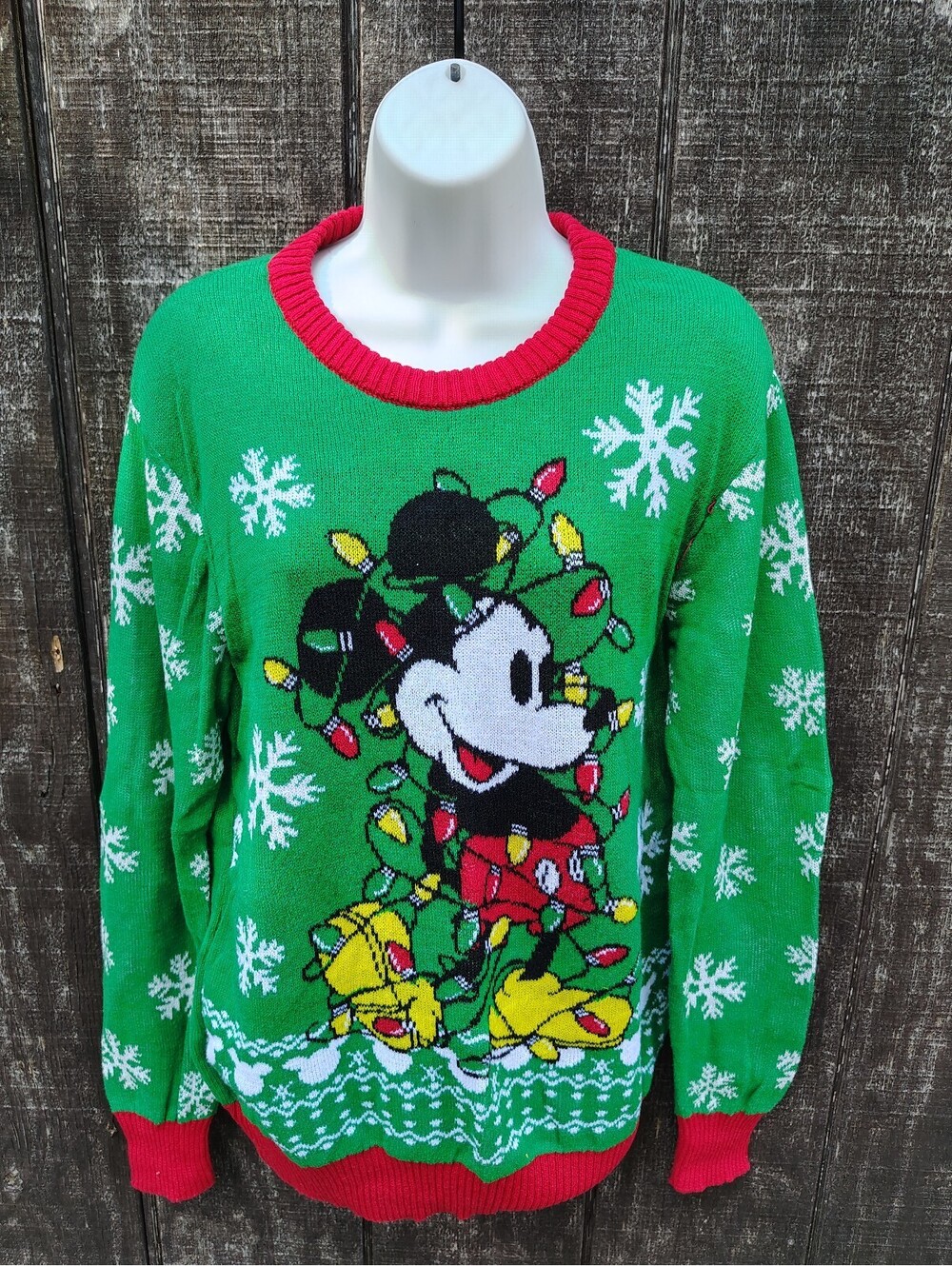 Disney Mickey Christmas Lights Christmas Sweater